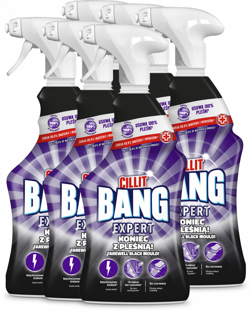 Cillit (Bang) środek do czyszczenia 750 ml — Pleśń i czarne osady