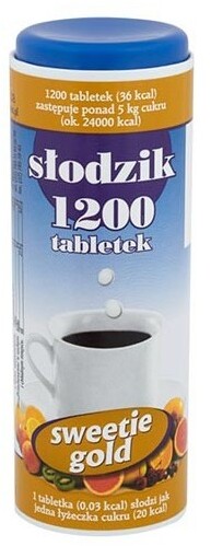 Słodzik Sweetie Gold 1200 tabletek