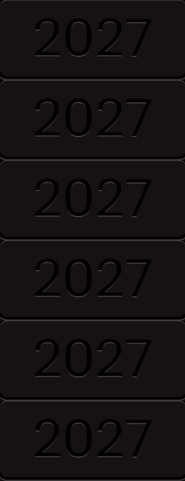 6x Kalendarz książkowy 2027, Herlitz, Szefa, A4, dzienny, czarny