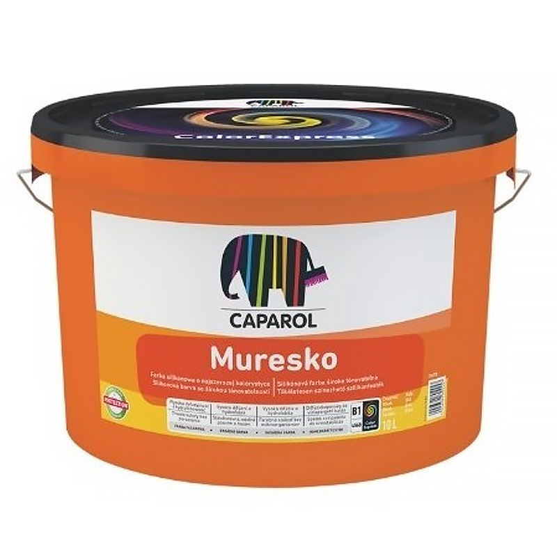 Farba elewacyjna silikonowa Muresko Biała 2,5L Caparol