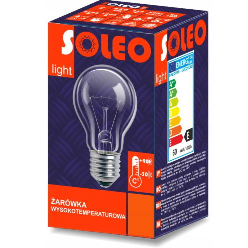 Żarówka Wysokotemperaturowa Soleo E27 150W 2700K Ciepła Biała
