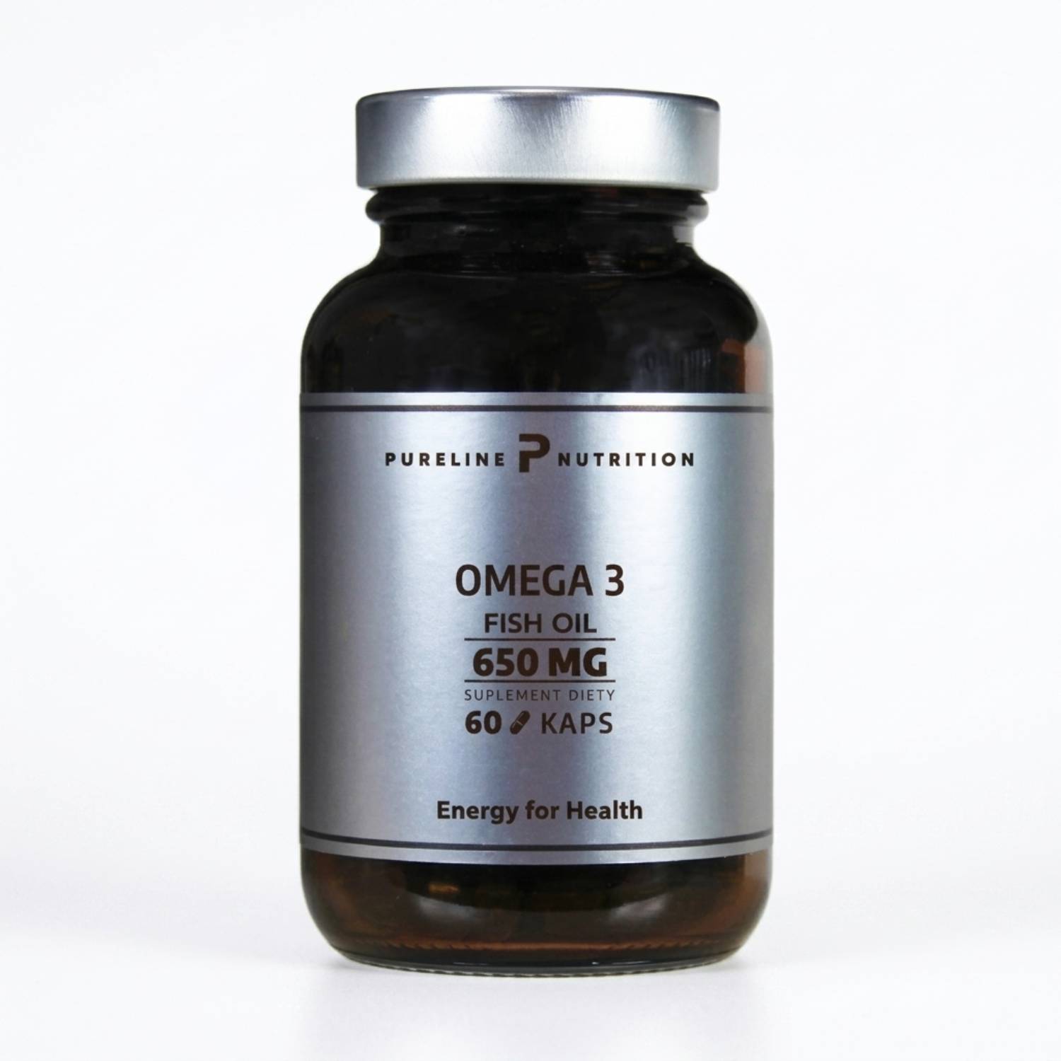 Pureline nutrition omega 3 650 mg, 60 kapsułek