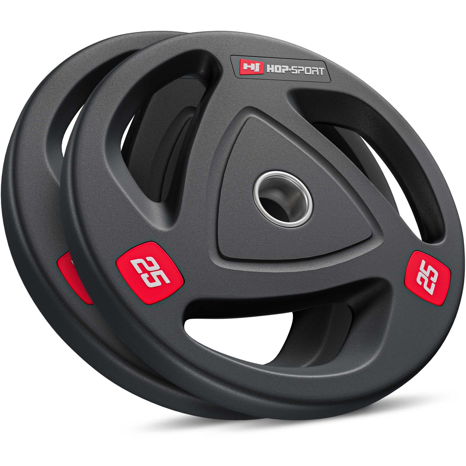 Ensemble de disques de musculation olympiques 50 kg 2 x 25 kg