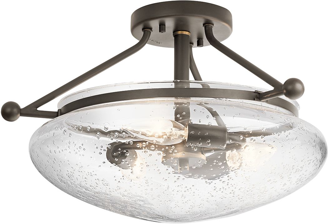Quintiesse Belle lampa podsufitowa 3x40 W stary brąz QN-BELLE-SF-OZ