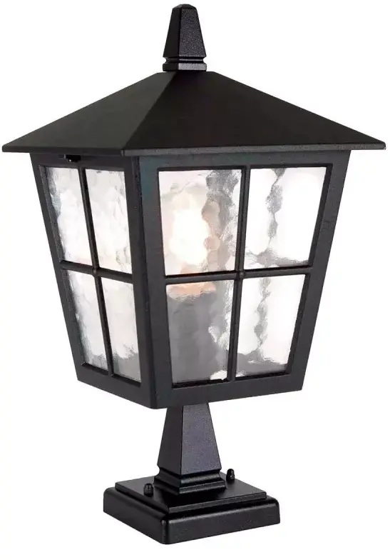 Elstead Lighting Canterbury lampa stojąca zewnętrzna 1x60 W czarna BL50M-BLACK