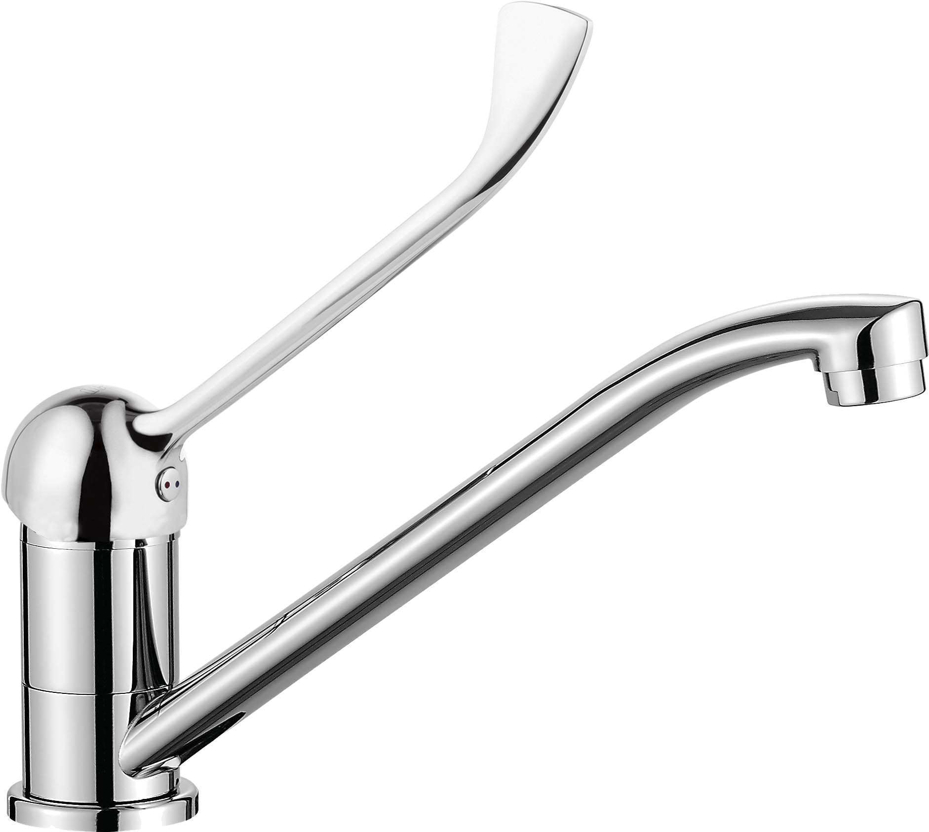 Deante Boro bateria kuchenna stojąca z dźwignią Clinic chrom BMO_060C