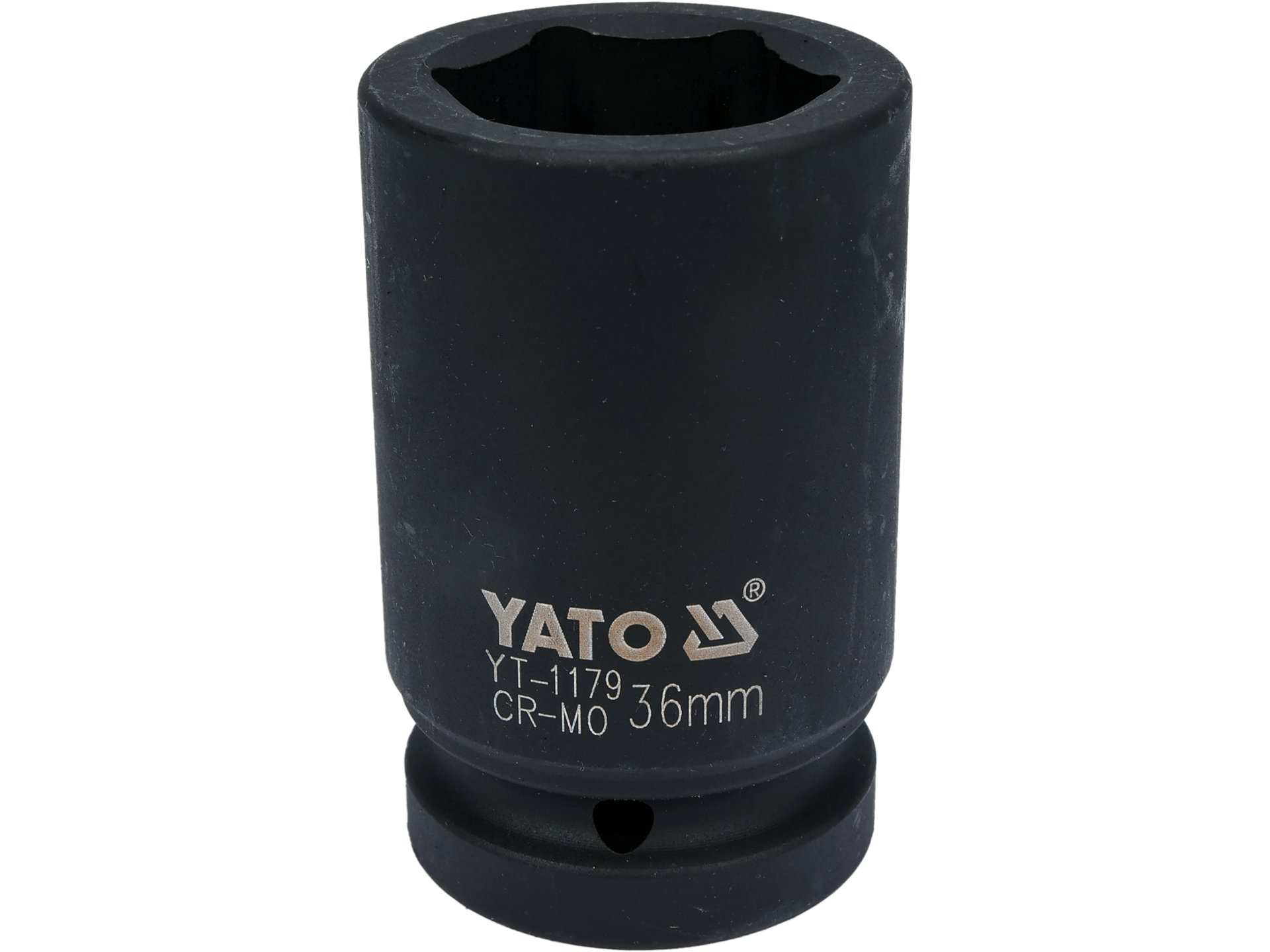Nasadka udarowa długa YATO 1 cal 36mm sześciokątna stal crmo scm-440 YT-1179
