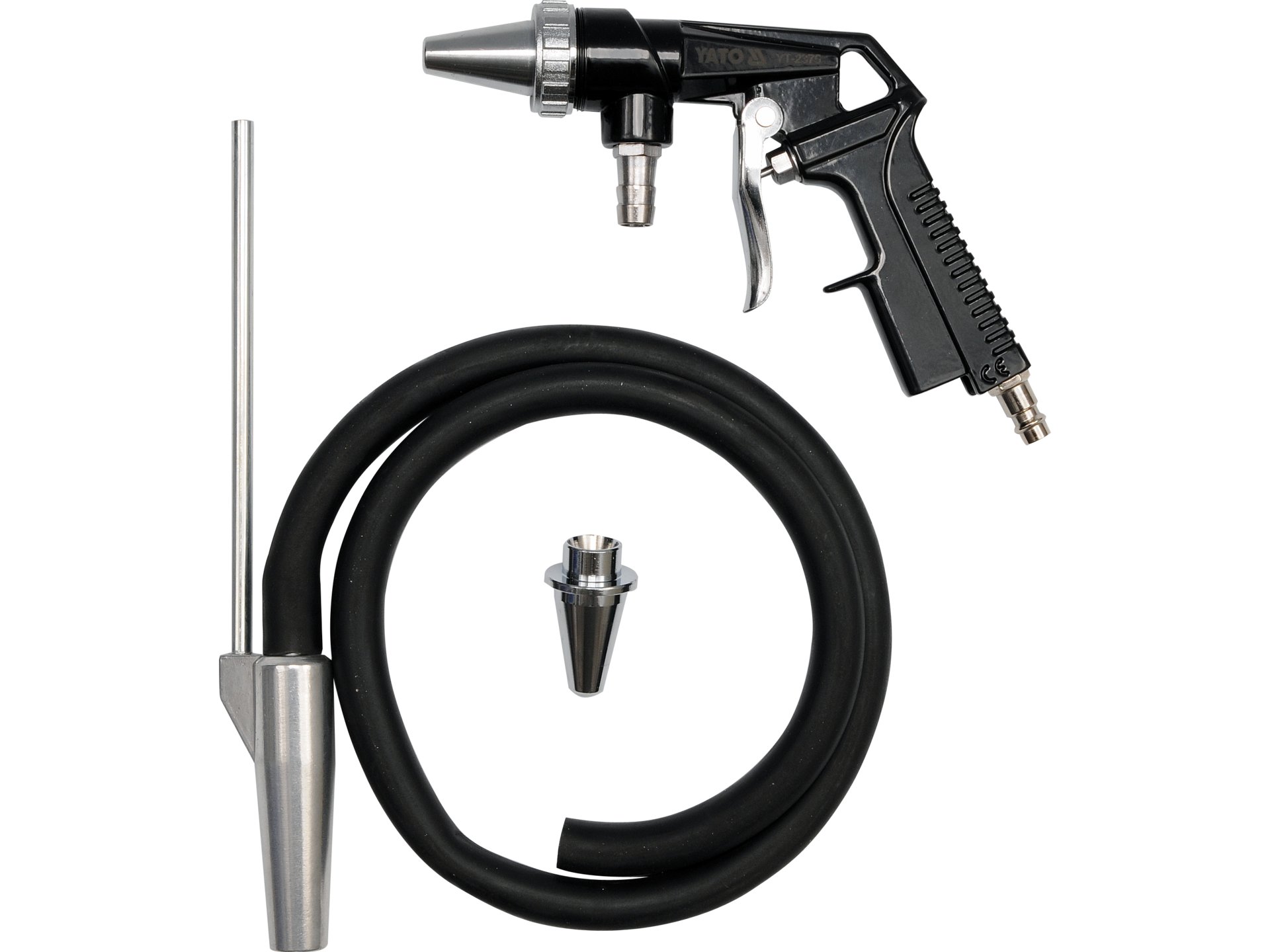 Pistolet do piaskowania YATO z wężem 100cm do rdzy oczyszczania 1/4 YT-2375