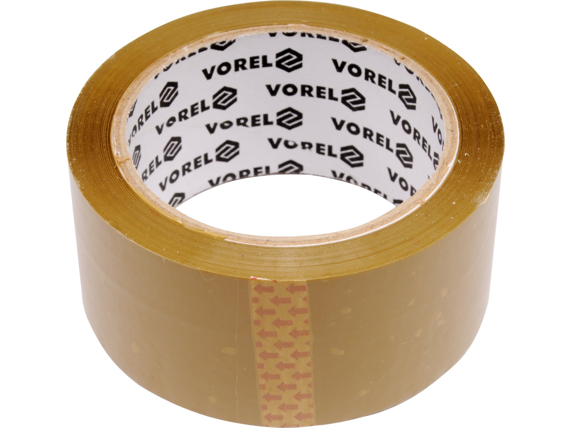Taśma pakowa VOREL PP brązowa 48mm 66m mocna do kartonów paczek 75302
