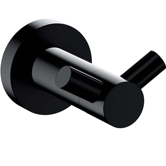 OMNIRES Wieszak na ręcznik MODERN PROJECT podwójny czarny mat MP60120