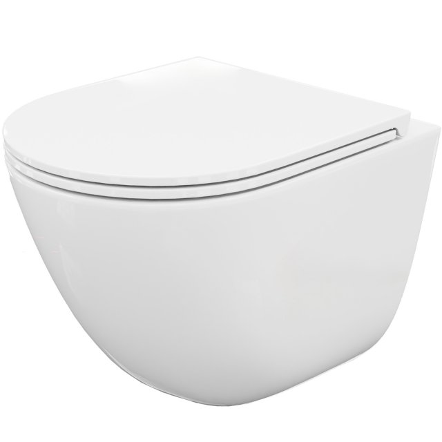 LAVITA Miska WC podwieszana MONOBOWL 3.0 wirowa z deską duroplastową