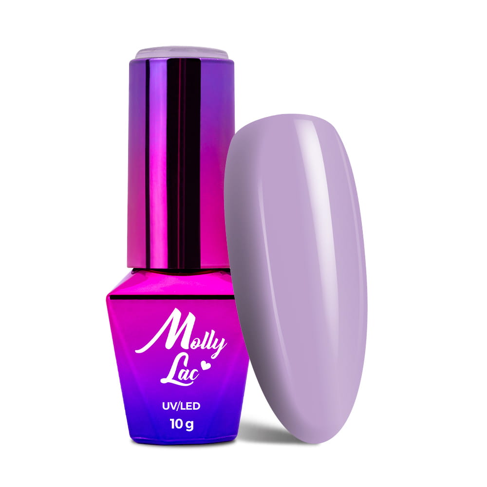 Lakier hybrydowy LED/UV Gel Polish MollyLac Silk & Cotton Nr 368 Organza 10 g