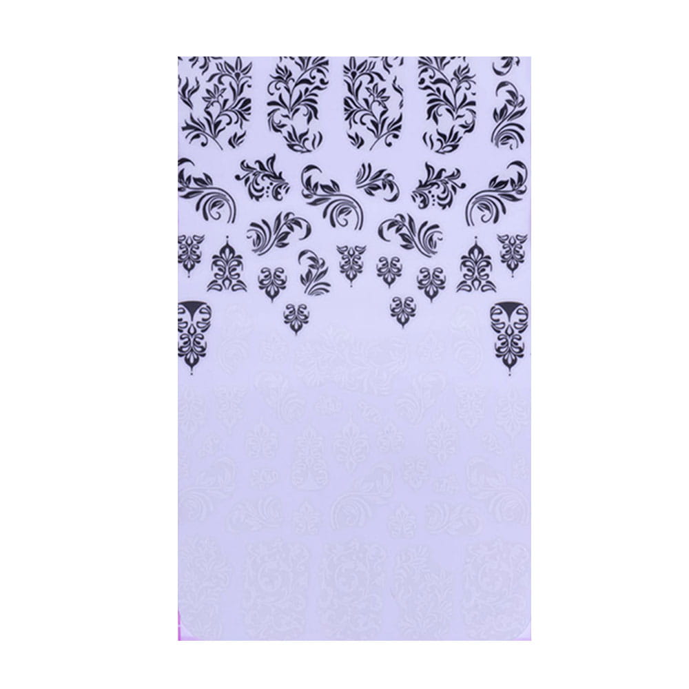 Naklejki do paznokci cienkie samoprzylepne wzory ornamenty F570