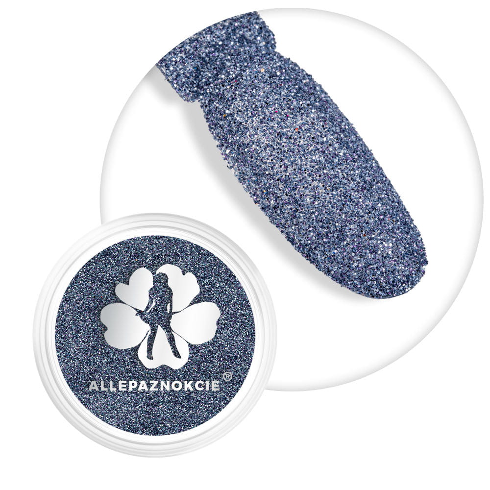 Pyłek do paznokci Sequin Quartz Effect Allepaznokcie Denim Nr 29