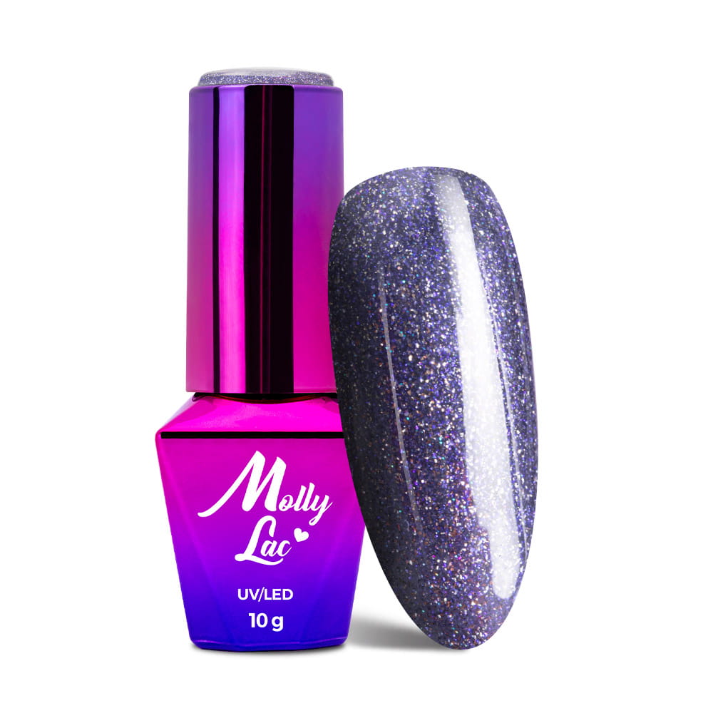 Lakier hybrydowy LED/UV Gel Polish MollyLac Wedding dream & Champagne Nr 387 Spumante 10 g
