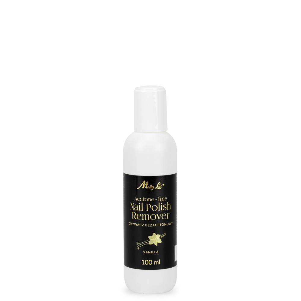 Zmywacz bezacetonowy MollyLac wanilia 100 ml
