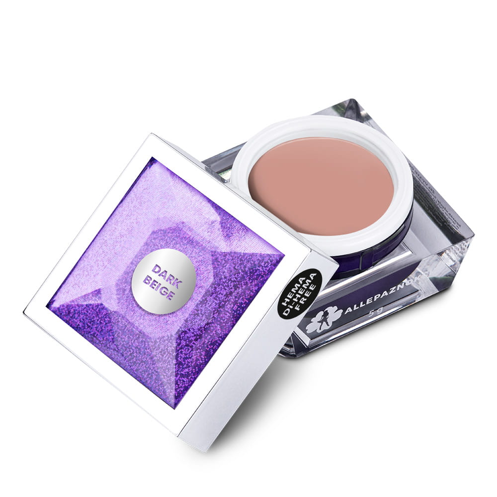 Żel do zdobień Artistic Gel paint gel ombre ornamenty Allepaznokcie Dark Beige HEMA /Di-HEMA Free 5 g Nr 28