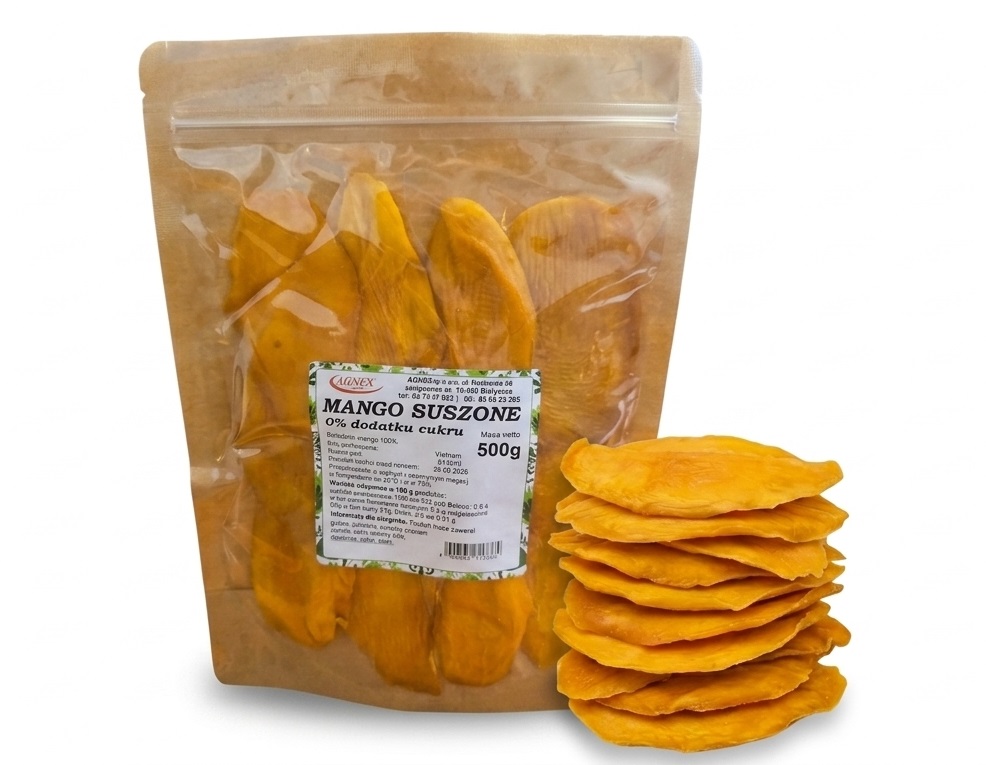 Mango suszone 0% cukru 500g