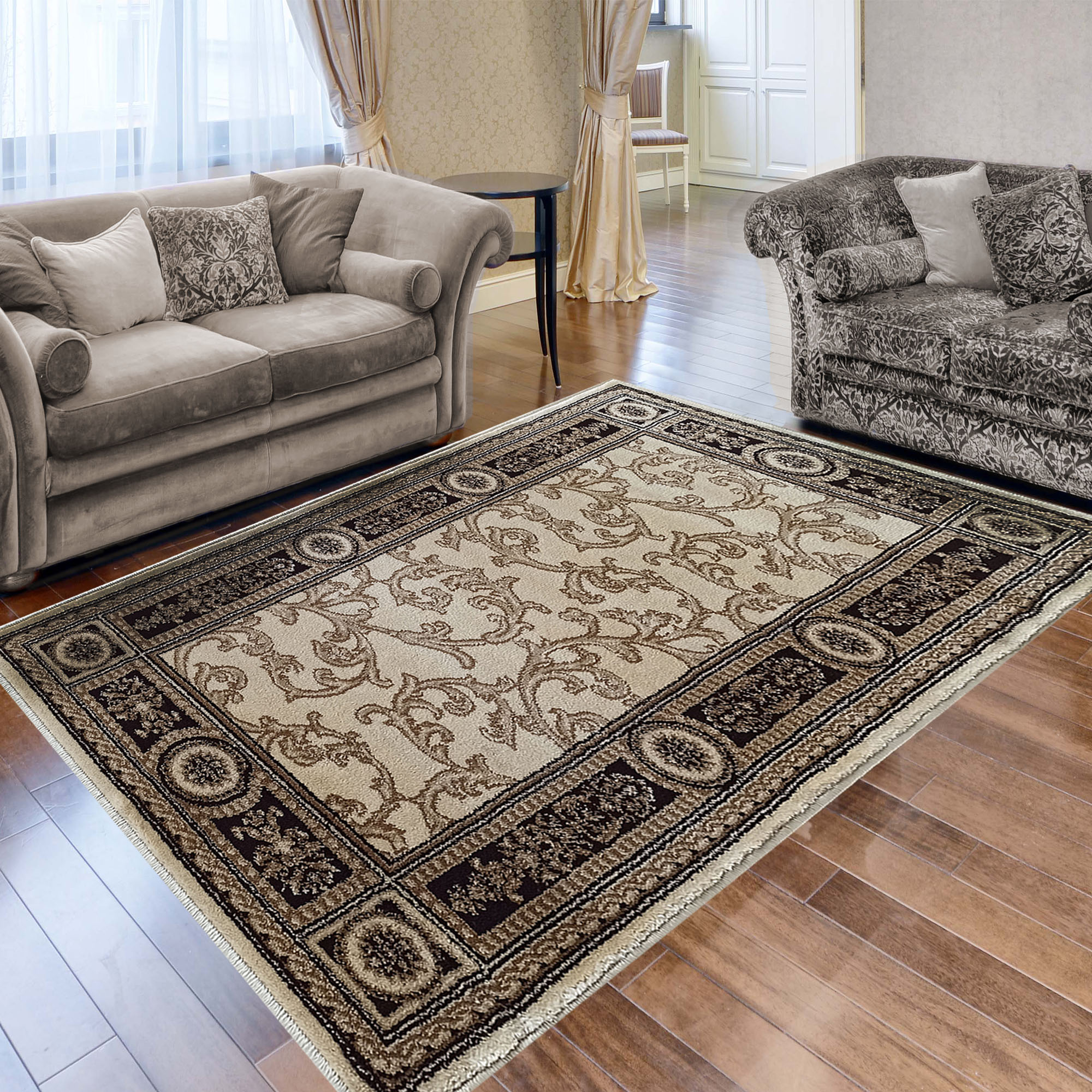 Dywan - 80 x 150 cm - Kremowy - Ekskluzywny - Dywanopol