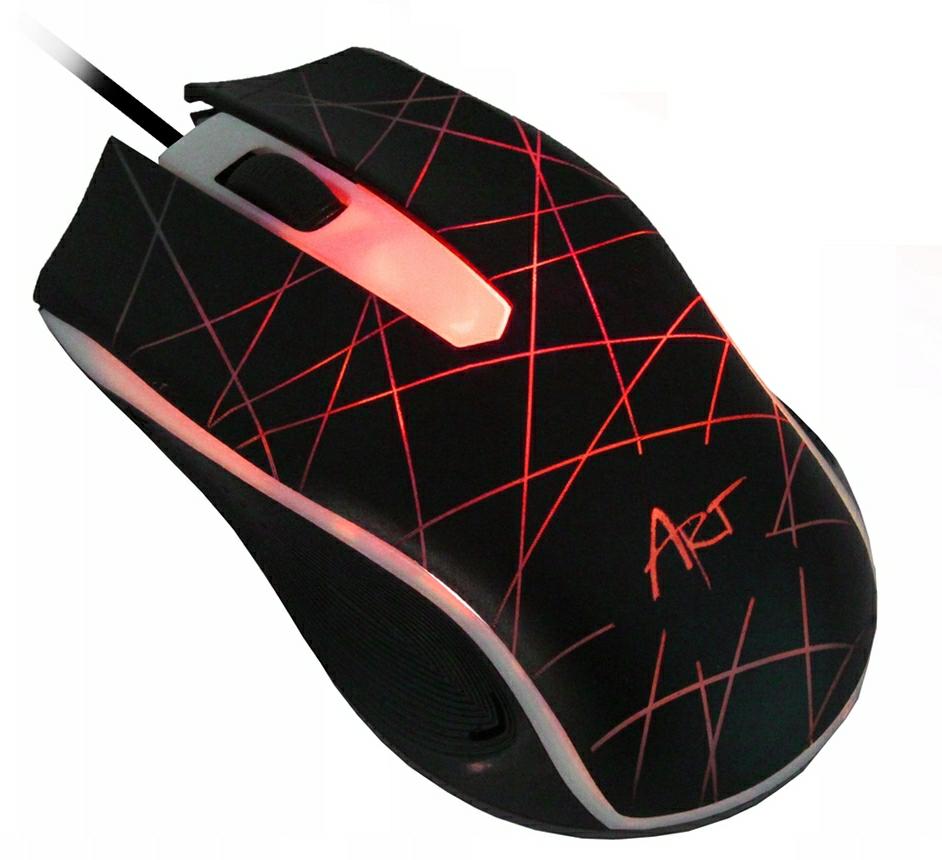 ART Mysz USB AK50 podświetlana podświetlana - Henryx24