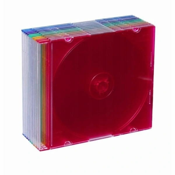 Pudełko SLIM 1xCD/DVD Kolor 5,2mm op-10 - Henryx24