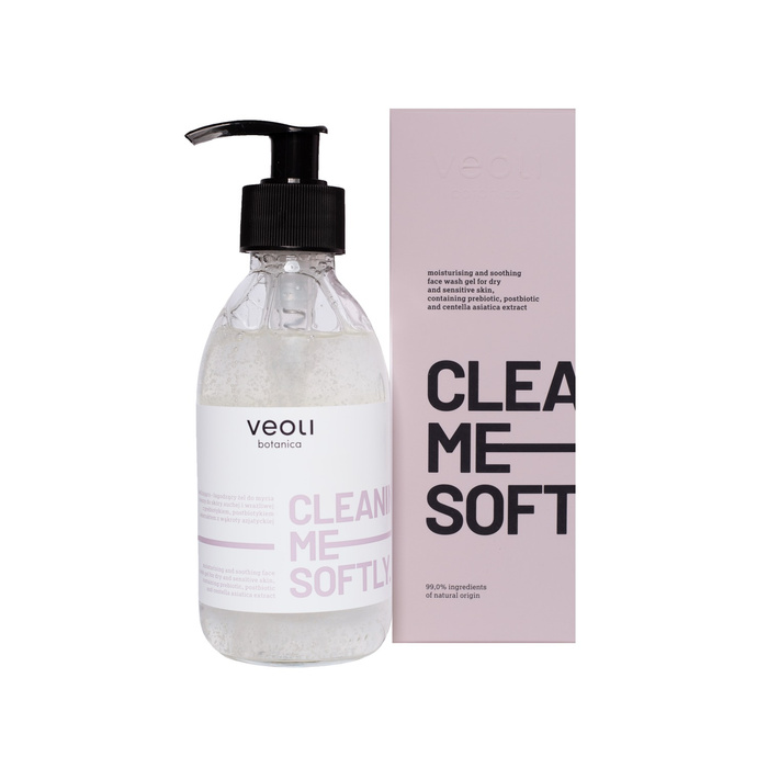 Veoli Botanica Nawilżająco-łagodzący żel do mycia twarzy 200 ml