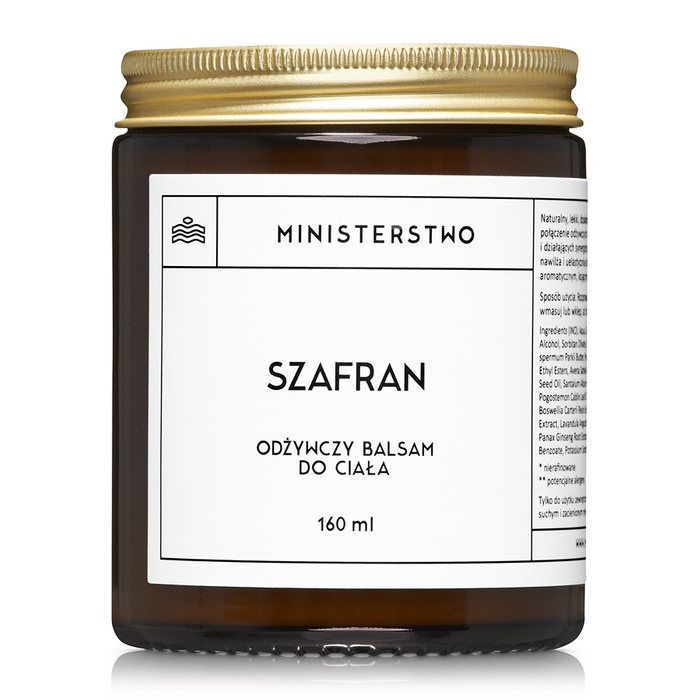 Ministerstwo Dobrego Mydła Szafran - Balsam do ciała 160 ml