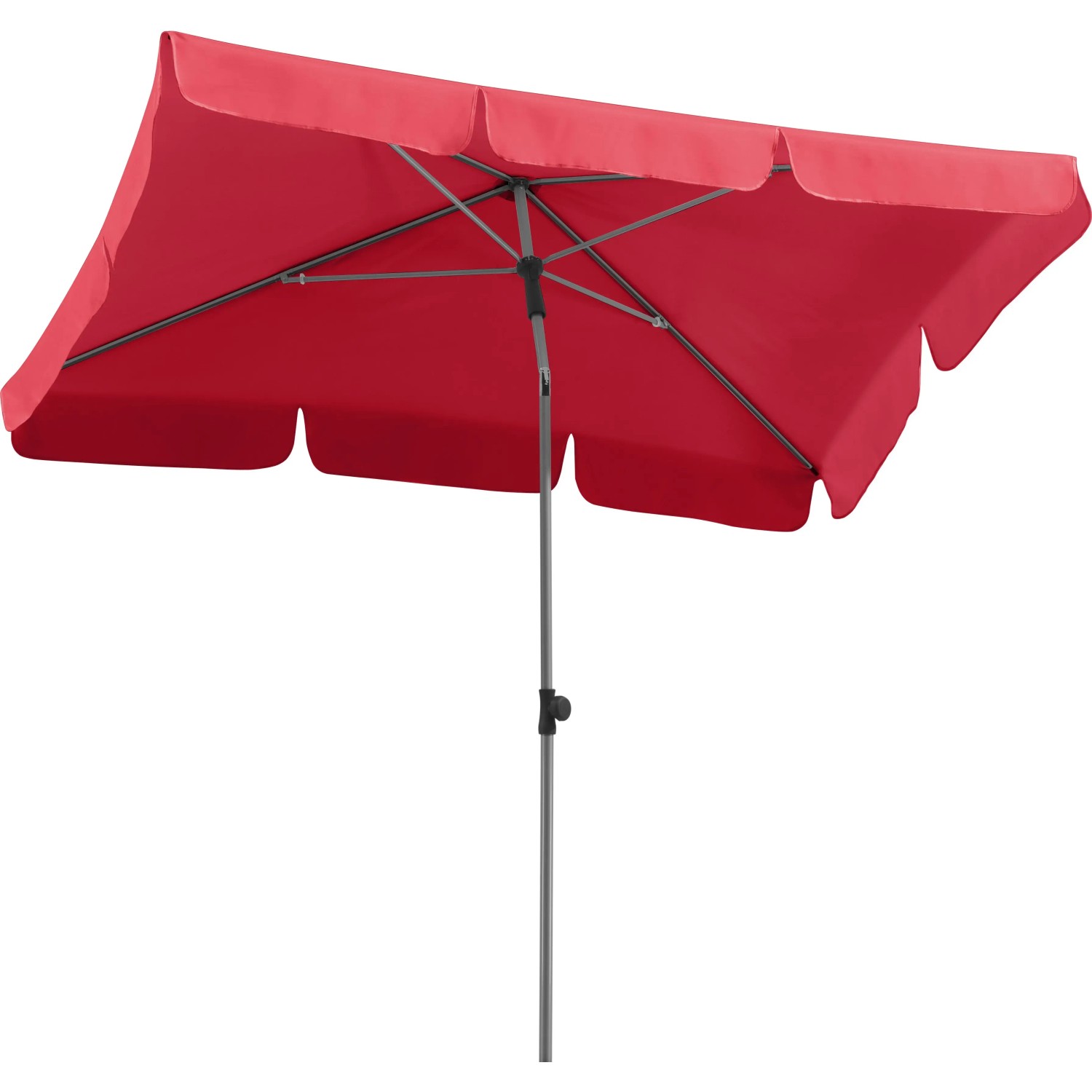 Schneider Parasol balkonowy LOCARNO czerwony - 180 cm x 120 cm