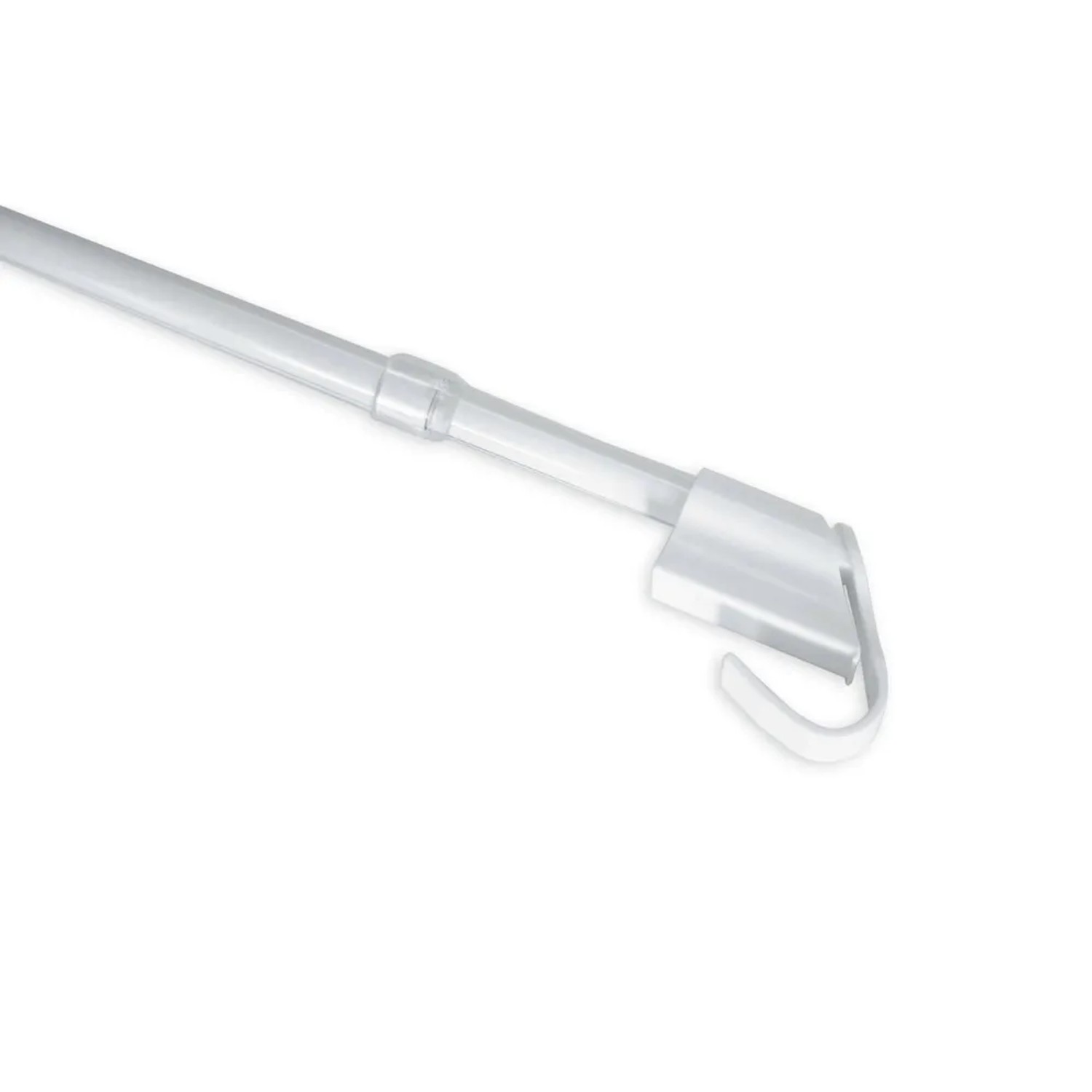 Gardinia Pręty do zazdrostek zaciskające Easy 10/12mm białe 75-125 cm 2szt.