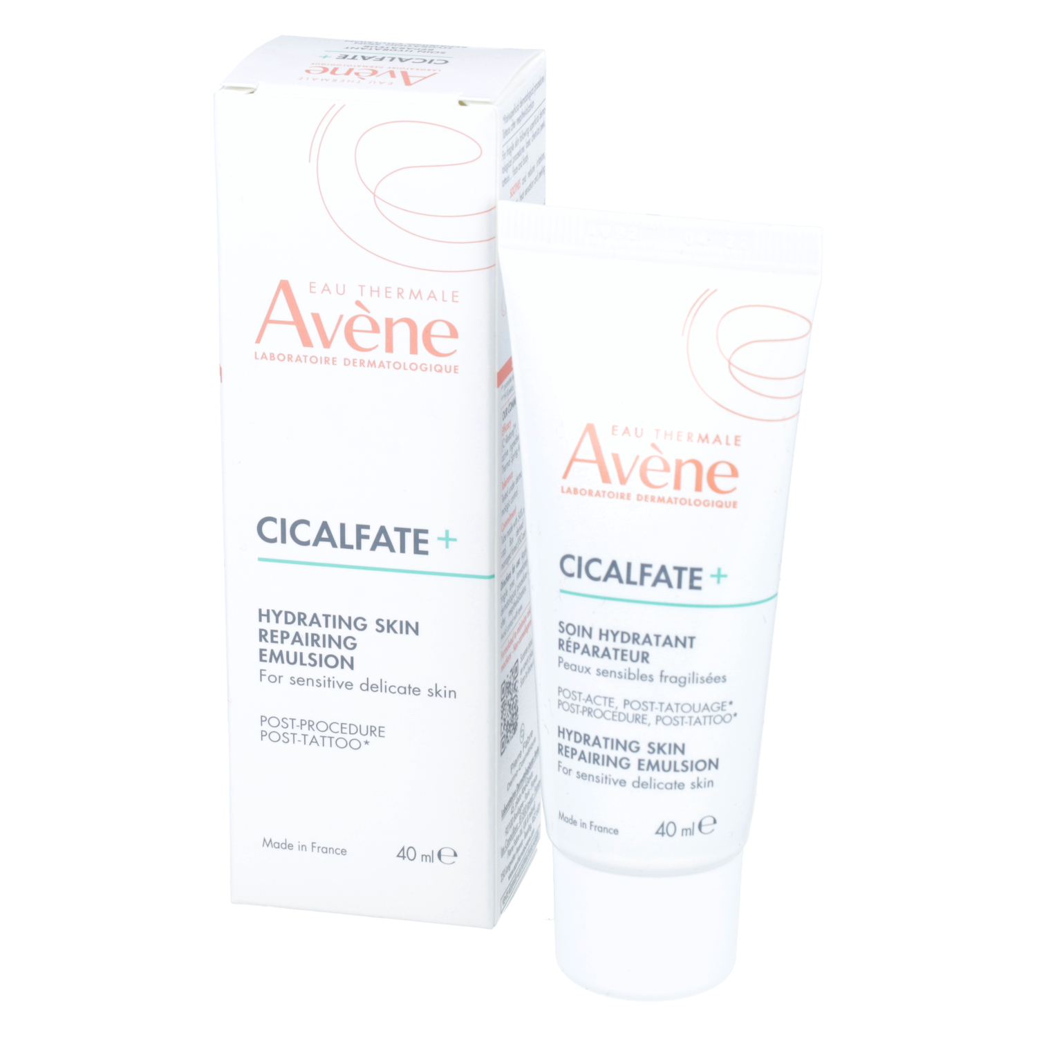 Avene cicalfate+ - nawilżająca emulsja regenerująca do twarzy i ciała, 40 ml