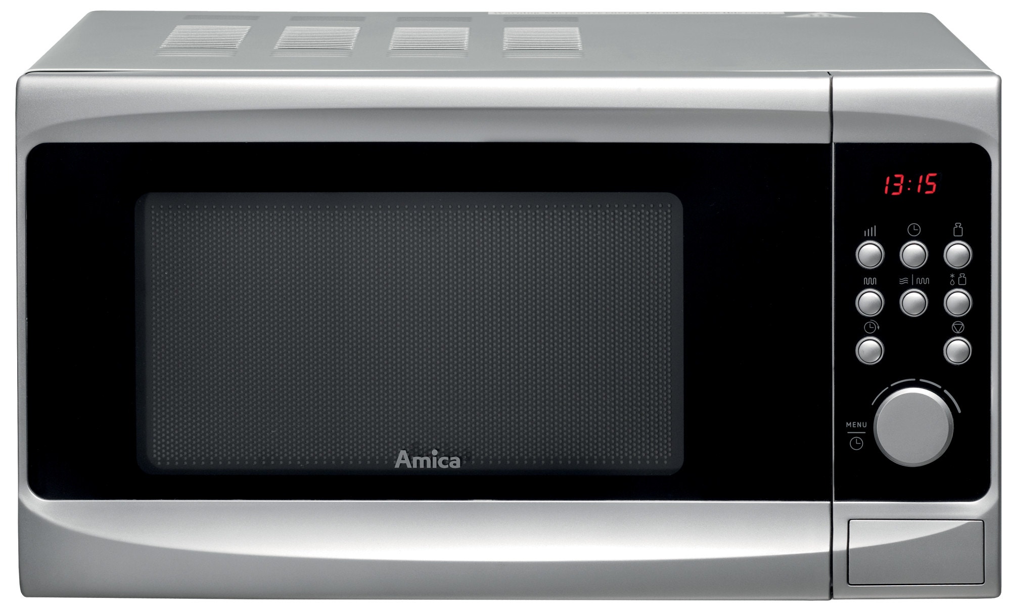 Kuchenka mikrofalowa Amica AMG20E70GSV Srebrny 1200 W Sterowanie: Elektroniczne