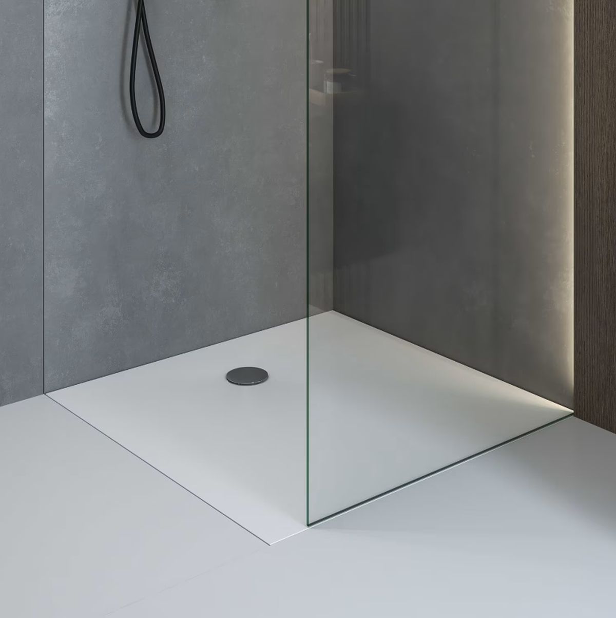 Kronenbach Cube brodzik prostokątny 100x90 cm biały Antislip KBMD1090AS