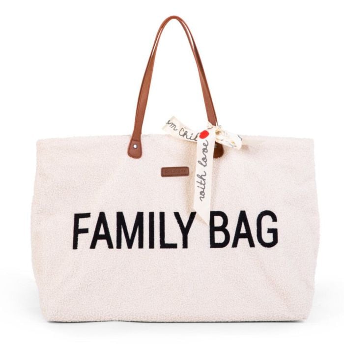 Childhome Torba Family Bag-Teddy Bear White