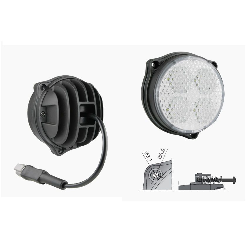 Lampa robocza LED 58° 1000lm złącze DT04-2P CRC5E.51925 Wesem