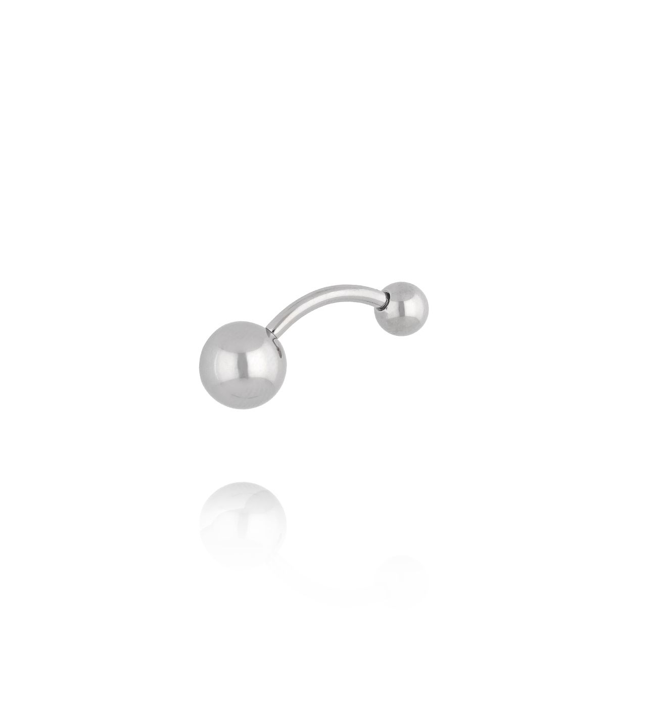Kolczyk srebrny piercing KSA2175