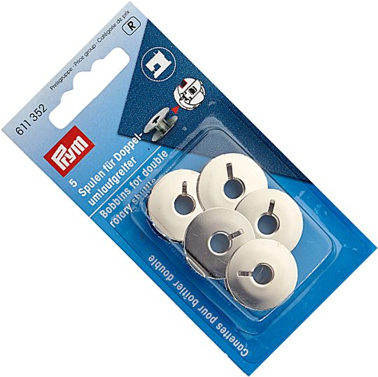 szpulki do maszyn PRYM 611352 tradycyjne, metalowe 21,9mm .