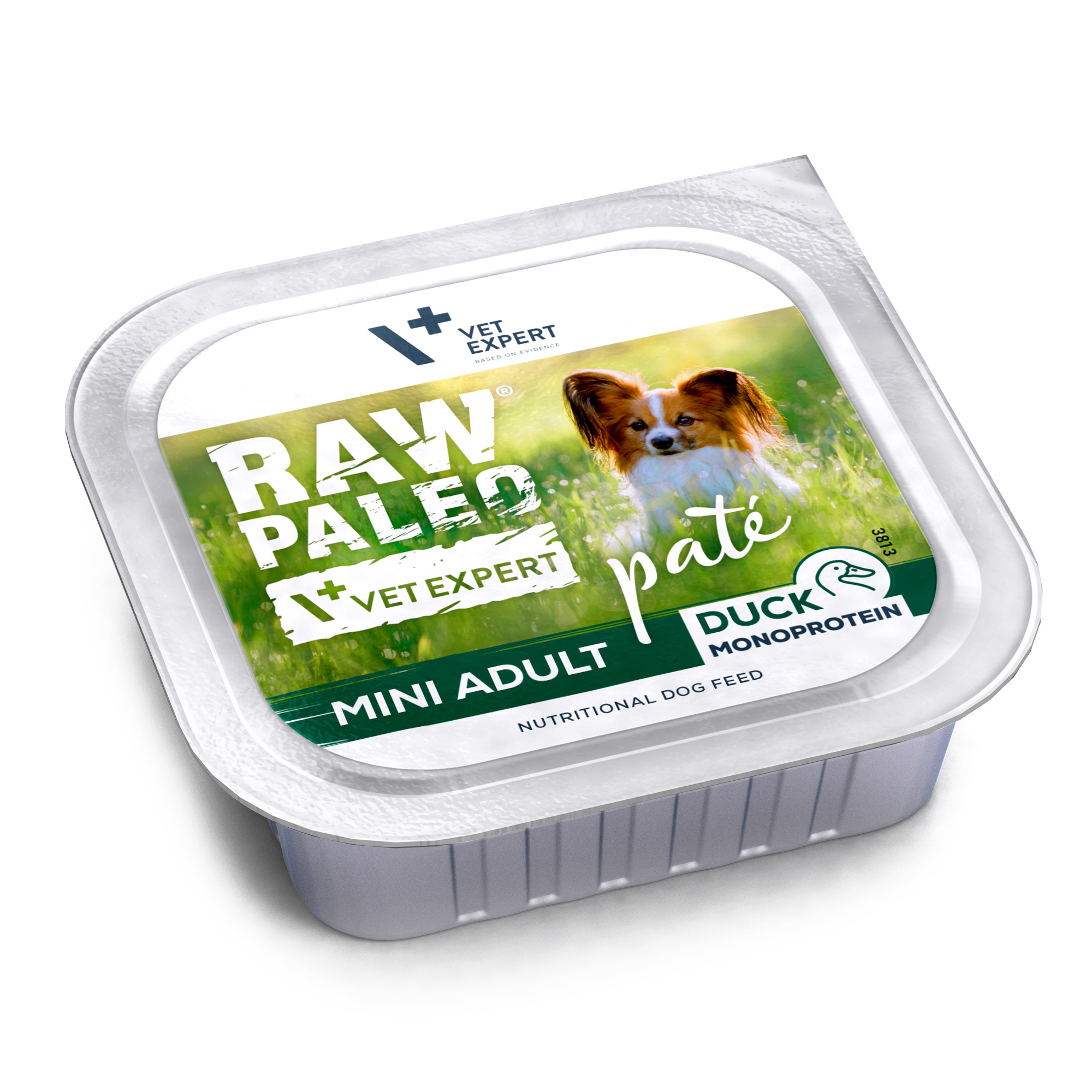 RAW PALEO DUCK PATE MINI ADULT - mokra karma dla psów dorosłych - kaczka 150g