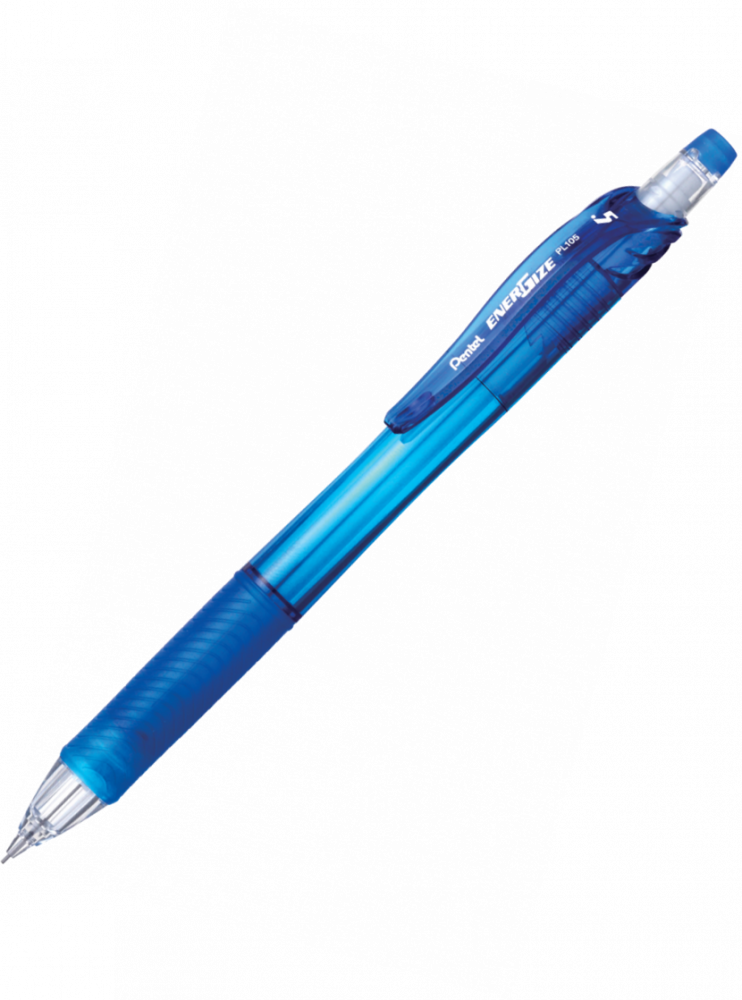 Ołówek automatyczny Pentel EnerGize PL105 0,5 mm z gumką, niebieski