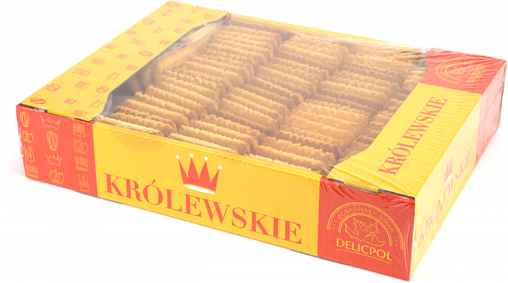 Delicpol ciastka maślane 2.5 kg — pakowanie hurtowe