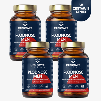 Medicover Vital Płodność Men 4x60 Kaps. – Wsparcie Płodności Na 4 Mies.