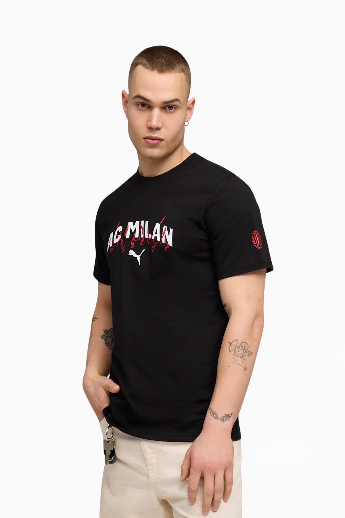 Koszulka Puma AC Milan 25/26 ftblCulture Tee - Czarny