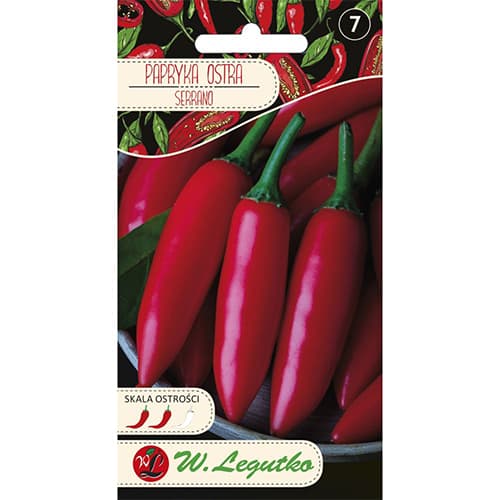 0.15 g, Paprika pálivá Serrano - : Monžstvo balíkov: 0.15 g