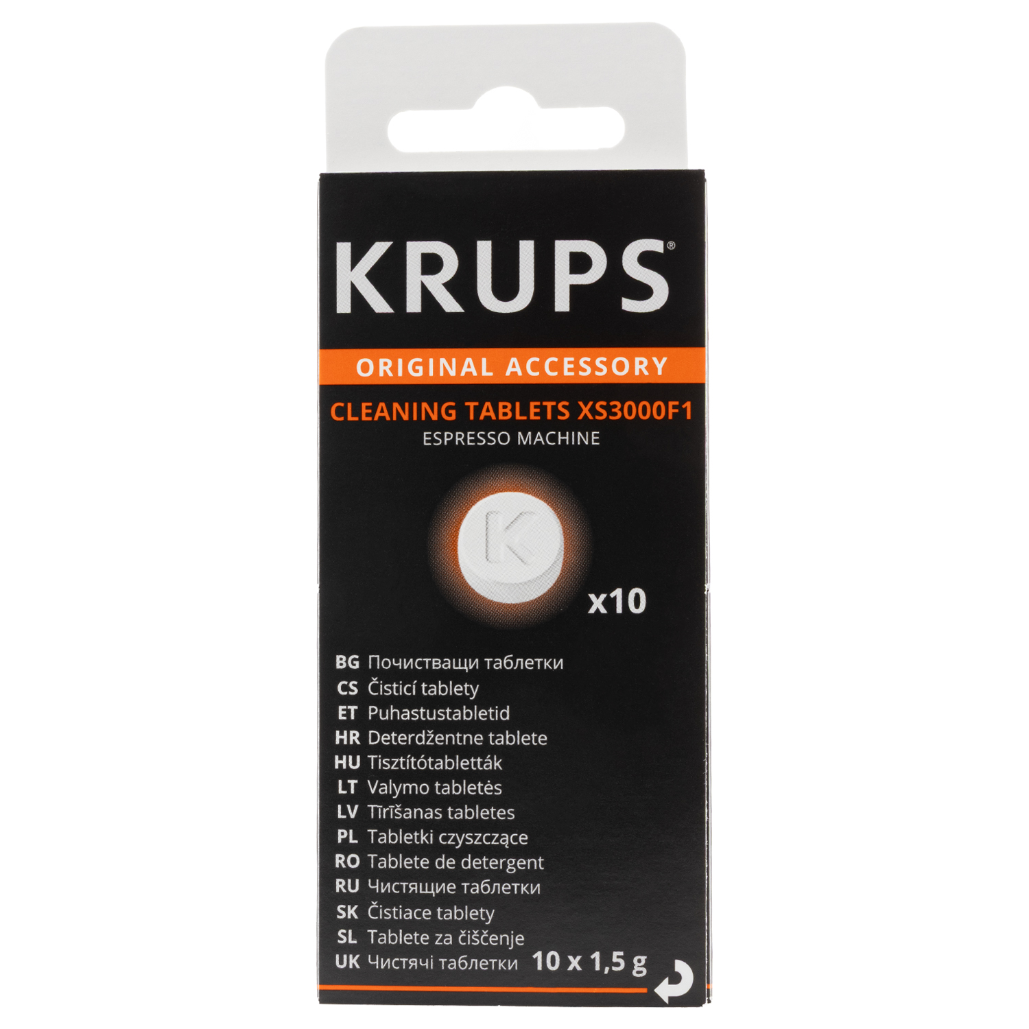 KRUPS XS3000 10 Tabletki Czyszczące Do Ekspresu