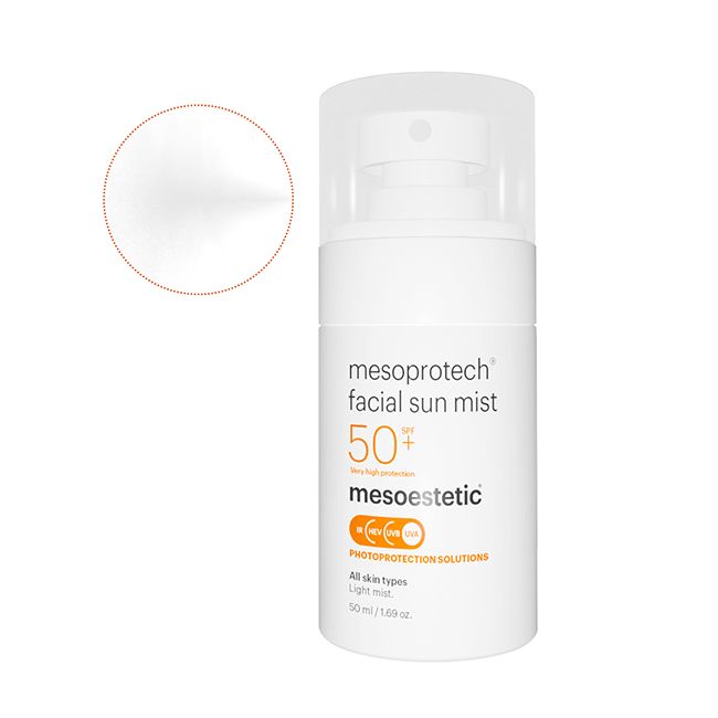 Mesoestetic Mesoprotech Facial Sun Mist SPF 50; 50ml.