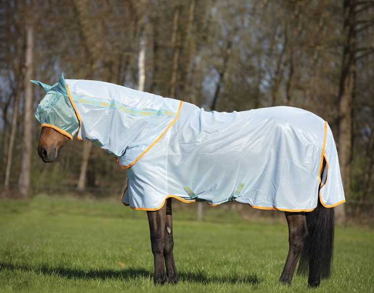 Horseware derka siatkowa Amigo Bug z kapturem 24h