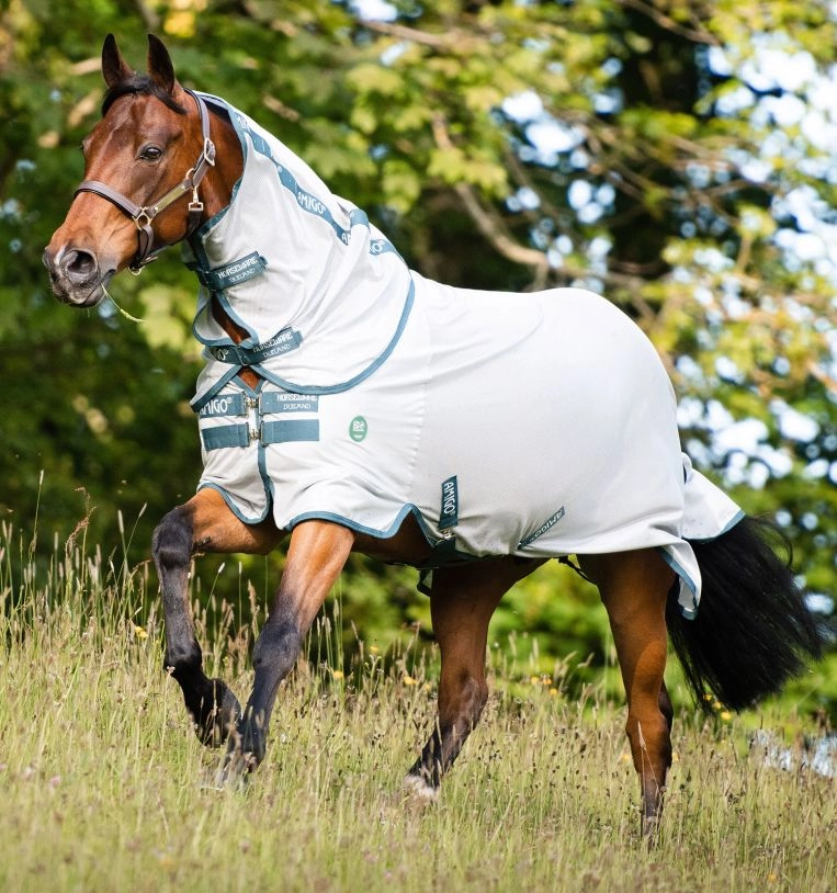 Horseware derka siatkowa Amigo AmECO Bug z kapturem 24h