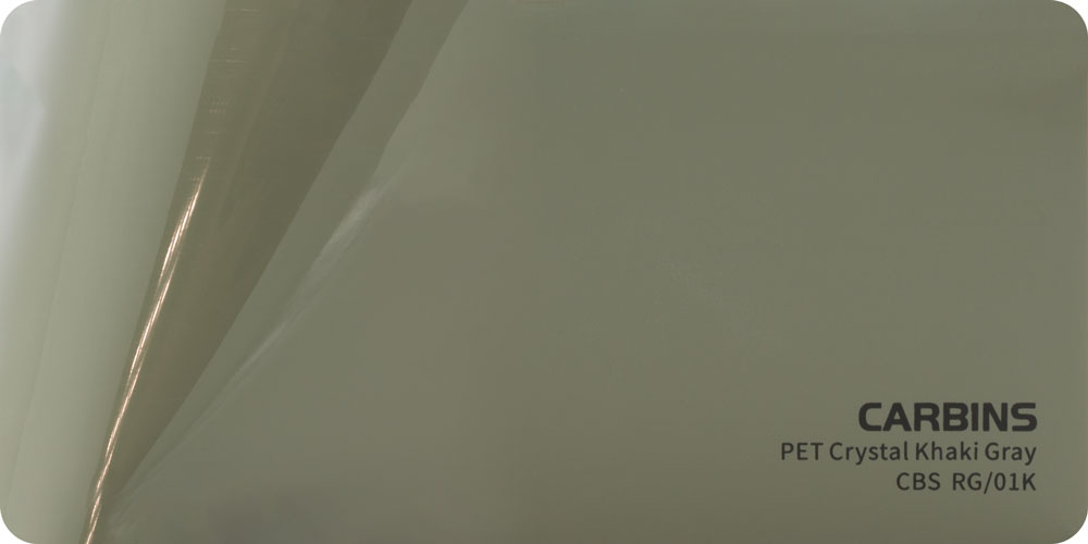 Carbins CBS RG/01K PET Crystal Khaki Gray - folia do zmiany koloru samochodu