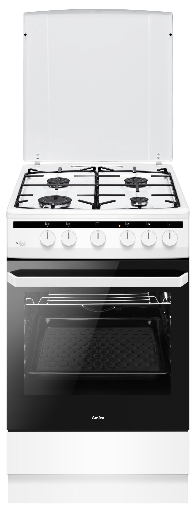 Kuchnia gazowa Amica 58GGD5.33HZpMsQ(W) 50 cm Biały