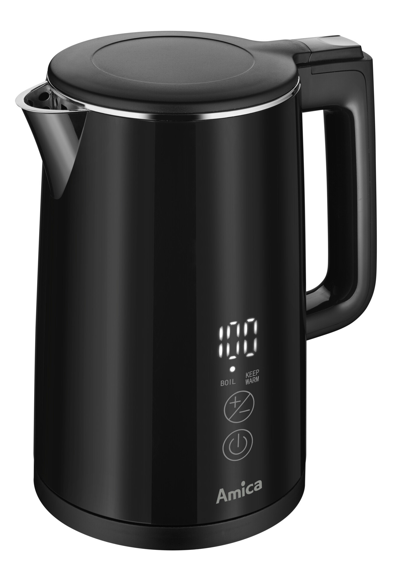 Czajnik Amica KF 6012 Digital Czarny 1,5 l