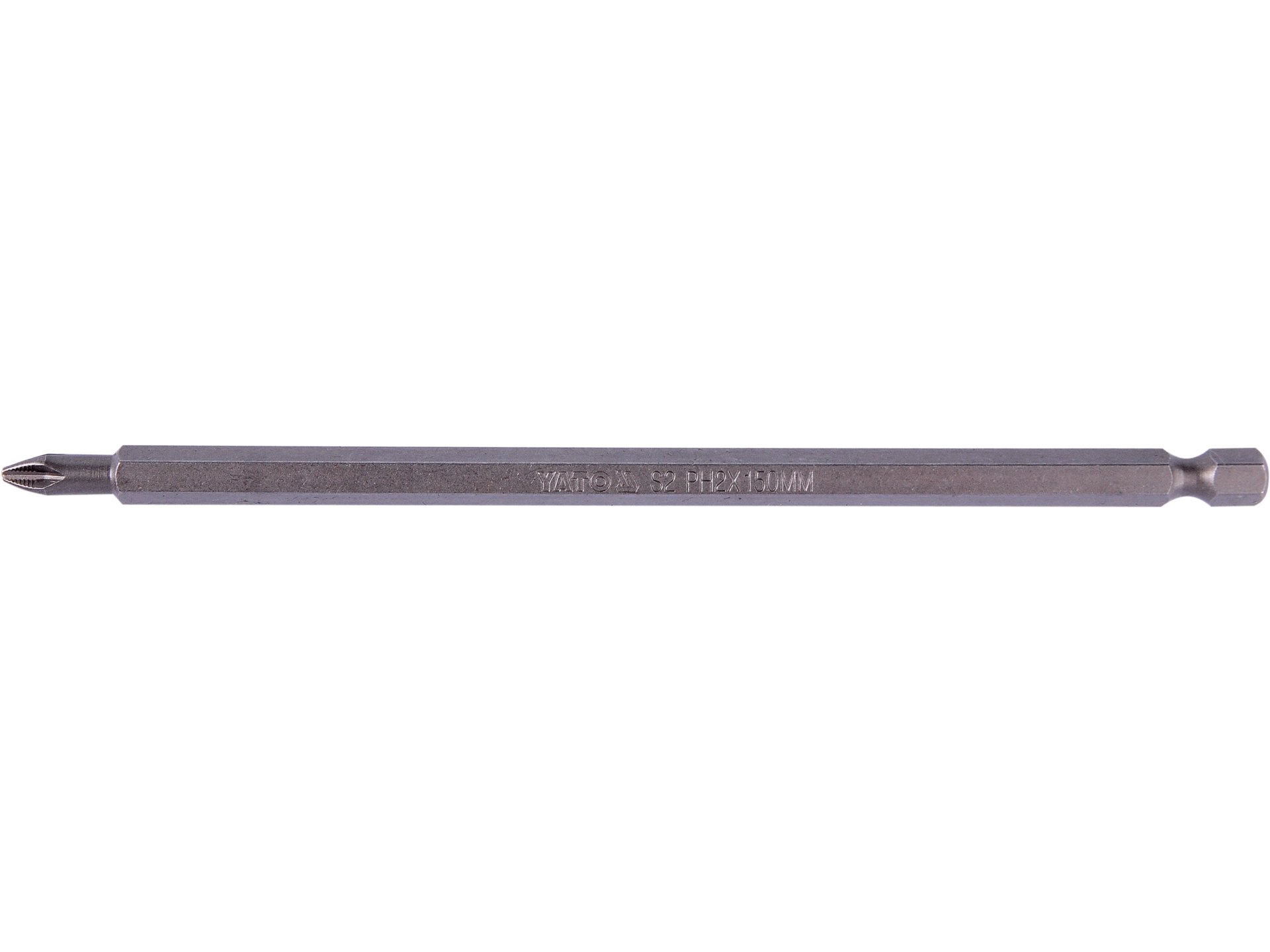 Bit do wkrętarki YATO długi philips ph2 150mm 1/4 cala stal s2 YT-0486